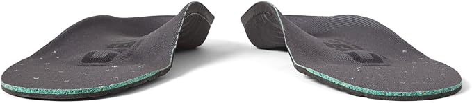 Icebug Comfort Insoles with Dynamic Arch Support, Charcoal High Arch, M 12