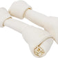 hotspot pets 10 Inch Large Rawhide Dog Bones - Made from Grass Fed Cows - Long Lasting Chews Great for Dental & Oral Care - Bones for Aggressive Chewers & Large Dogs (10 Inch - 2 Count)