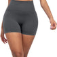 CHRLEISURE Women's 4 Packs Workout Gym Shorts, High Waisted Butt Lifting Scrunch Butt Seamless Booty Shorts