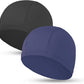 2pcs Cloth Swim Caps for Both Women & Men & Kids Fabric Durable Non-Waterproof Elastic Swimming Pool Cap Bathing Cap for Long and Short Hair