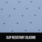 GORILLA GRIP 100% Waterproof Raised Edge BPA Free Silicone Pet Feeding Mat, Dog Cat Food Mats Contain Spills Protects Floors, Placemats for Cats and Dogs Water Bowl, Pets Accessories 16x10, Blue
