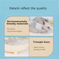 Meow&Woof Hamster Sand Bath Container, Large Sandbox Toilet Gerbil Batheoom, Tiny Chinchilla Dust Bathtub Sand Bath Box for Hamster Cage Accessories 6.5 Inch-Dark Green