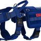 OneTigris Service Dog Vest Harness, Service Dog Cape Guardian Dog Backpack Harness with Pouches Dog Saddle Bag for Small Medium and Large Dogs (Blue, Small)