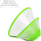 Pet Cone Recovery Dog Cone Adjustable Dog Collar Clear Padded Collar with Breathable Soft Edge, Plastic Puppy Cone Protect The Neck Surgery Recovery, Designed for Cats and Puppies (Small, Green)