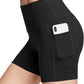baleaf Women's 8"/ 5"/ 3" Biker Shorts High Waist Yoga Workout Gym Running Volleyball Spandex Shorts with Pockets