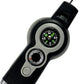 7 in 1 Emergency Survival Whistle with Compass, Outdoor Multi-Functional Hiking Safety Tool with Lanyard