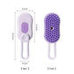 4 in 1 Cat Steam Brush Rechargeable pet spray comb Steam Brush for Cats and Dogs, Massage, Cleaning, Shedding & Combing Multifunctional Hair Removal Anti Static Grooming Tool for home (Purple)