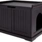 unipaws Cat Litter Box Enclosure Furniture, Cat Washroom, Hidden Litter Box Cover, Cabinet for Large Cat, Dog Proof Cat Litter Boxes, Hideaway Litter Box, Cat House