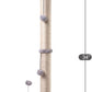 MECOOL 34“ Tall Cat Scratching Post Premium Basics Kitten Scratcher Sisal Scratch Posts Trees with Hanging Ball for Indoor Cats, Gray