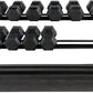 WF Athletic Supply Rubber Coated Hex Dumbbell Set, Multiple Choices Available - Dumbbells with Rack Stand and Mat, or Dumbbells Only (200/550/1200/2100/3000 LB)