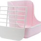 Litewoo Rabbit Hay Feeder Food Bowl Feeding Rack for Small Animal Guinea Pig Chinchilla Bunny Cage Accessories