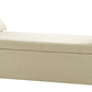 HULALA HOME Modern Storage Bench with Throw Pillows, 59.4" Extra Long Bedroom Ottoman Bench for End of Bed, Comfy Upholstered Footstool for Entryway Dining Room Living Room, Beige