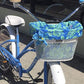 Cruiser Candy Bike Basket Liner Waterproof, Universal Fit for Most Bike Baskets, Stylish 2in1Tote, Bike Basket Cover, EBiKE Front Wire Or Wicker Bike Baskets Fits Up to 15x12x10