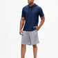 DEVOPS Men's 2-Pack Loose-Fit 10" Workout Gym Shorts with Pockets