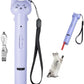 PARTSPOWER Laser Pointer Interative Cat Toy for Cats to Chase, Rechargeable Red Laser Light Pointer Exercises Training Tool for Kittens Cats Dogs (Purple)