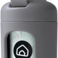 DIGGS Dog Poop Bag Dispenser for Leash - Premium Dog Waste Bag Holder with Easy One-Hand Dispensing (Grey)