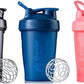 BlenderBottle Classic V2 Shaker Bottle Perfect for Protein Shakes and Pre Workout, 20-Ounce (3 Pack), Black, Navy, Pink