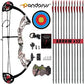 Compound Bow Archery for Youth and Beginner, Right Handed,19”-28” Draw Length,15-29 Lbs Draw Weight, 260 fps