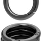 10 Pack 3/4 Inch Trigger Spring O Rings, Metal Round Carabiner Clip Snap Hook, Spring Keyring Buckles for Replacement Purse Strap, Paracord Lanyard Clips, Keychain Rings Hardware DIY Crafts Making