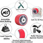 Heavy Duty Casters Wheels 4"5"6"8"DiameterX2"Width Industrial Caster Wheels Polyurethane Wheel with Capacity 800-1,500 lbs/pcs Used in,Trail Jack,Tool Box