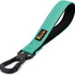 PLUTUS PET Short Dog Leash, Reflective Nylon Padded Handle, Strong Traffic Leash with Carabiner Clip, Perfect for Large or Medium Dogs (10”，Teal)
