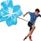 Bfsmile Running Speed Training 56" Parachute with Adjustable Strap, Free Carry Bag. Speed Chute Resistance Running Parachute for Kids Youth and Adults