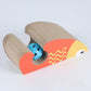 Kitty Curls Cat Toy Kurlz, Interactive Scratch Pad, Foldable Accordion,Cat Recyclable Scratcher with Ball (Orange)