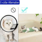 Cat Surgery Recovery Suit Professional for Surgical Abdominal Wound Or Skin Diseases E-Collar Alternative for Cats After Surgery Wear Pajama Suit (Green, Small)