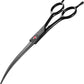JASON 7.5" Dog Grooming Scissor - Professional Down-curved Shear with Ergonomic Handle Japanese Stainless Steel Hair Scissor for Dogs, Cats and Other Pets, Sharp (Down-curved, Black)