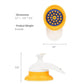 [PETHROOM] Cat Brush for Shedding Cats,Dogs, Kitten | Gentle Deshedding & Grooming Tool for Short or Long Hair | Safe Massage Brush for Sensitive Skin | Sturdy, Durable, and Portable