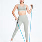 Resistance Bands with Handles for Working Out Women and Men, Exercise Bands with Door Anchor, Stretch Bands for Home Workouts, Simple Guide Included