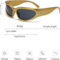 SOAR&EAGLE Y2K 3Pack Polarized sunglasses Wrap Around Men's Women's sunglasses Fashion Sport Shades Sun Glasses