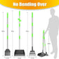 TOOGE Larger Pooper Scooper, Dog Pooper Scooper for Large Medium Small Dogs Heavy Duty Long Handle Metal Tray Rake Shovel Set for Yard Grass