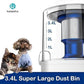 Pet Grooming Kit with 3.4L Oversized Vacuum Suction - 99% Pet Hair Removal - Professional Dog Clippers & Shedding Tools for Cats, Teddy, Poodle, Golden Retrievers (Metallic Orange & White)