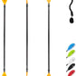 OCEANBROAD Kayak Paddle 86in/218cm, 90.5in/230cm, 95in/241cm Alloy Shaft Kayaking Boating Canoeing Oar with Paddle Leash