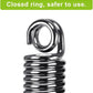 SELEWARE Heavy Bag Spring, Punching Bag Hanging Kit with Swivel & 2 Carabiners, 360 Rotational Hanging Accessory for Boxing Bag