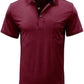 Men's Casual Polo Shirts Classic Button Basic Short Sleeve Shirt Solid Color Cotton Tees Golf Stylish Tops