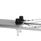 Stamina Products AeroPilates Precision Series Reformer Pilates Machine Resistance and Workout System for Home Gym, White/Gray
