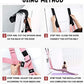Yoga Fitness Stretching Strap, Adjustable Leg Stretcher Back Bend Assist Trainer, Improve Leg Waist Back Flexibility Home Gym Equipment for Rehab Pilates Ballet Cheerleading Splits Gymnastics