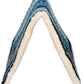 Fleece Bottom Contoured Saddle Pad - 34" x 40" | New Zealand Wool Top | 3/4" Felt Core | Contoured Fit | Hypoallergenic Fleece Lining | Weighs 8 lbs