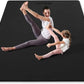 YOTTOY Large Yoga Mat (75 * 52 * 1/2inch),Extra Wide TPE Exercise Mat,Non-Slip Workout Mat for Pilates, Fitness, Barefoot, Home Gym Studio with Strap and Towel