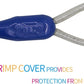 Petest 25ft Reflective Tie-Out Cable with Buffer Spring for Large Dogs Up to 90 Pounds