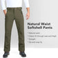 Outdoor Ventures Men's Lite Waterproof Windproof Fleece Lined Warm Hiking Ski Snow Pants Expandable-Waist