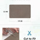AMOAMI Coffee Mat - Hide Stain Rubber Backed Absorbent Dish Drying Mat for Kitchen Counter - Brown, 12"x19"