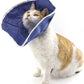 Soft Cat Recovery Collar Cat Cone E Collar Nonwoven Fabric Elizabethan Collar Loops-Protective Wound Healing Specially Designed for Cats and Puppies - Easy to Eat and Drink (M)