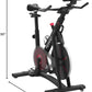 Yesoul Black Exercise Bike for Home,Smart White Cycling Bike Magnetic Stationary Bike, Low Noise Indoor Cycling Bike for Home Gym Electric Stationary Bike with Tablet Mount & Comfortable Seat Cushion for Women Apartment Workout Bike for Fitness