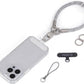project-cb Phone Wrist Strap 1,Tether Tab 2,Phone Wristlet,Lanyard Wrist Strap,Key Holder,KeyChain,KeyRing×2(FoggyBlack-S)