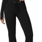 QINSEN Workout Sets for Women 2 Piece Seamless Long Sleeve Crop Tops Ribbed High Waist Leggings