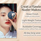 Catkin Phoenix Cushion Foundation Buildable Coverage Anti-Aging Serum Makeup, Sheer Satin Finish, Refill Included, Light Beige 0.46 Oz x 2, C03 VANILLA