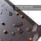 Hoki Found Large Silicone Pet Food Mat - Non Slip, Waterproof Dog Cat Bowl Mat - Dark Oak